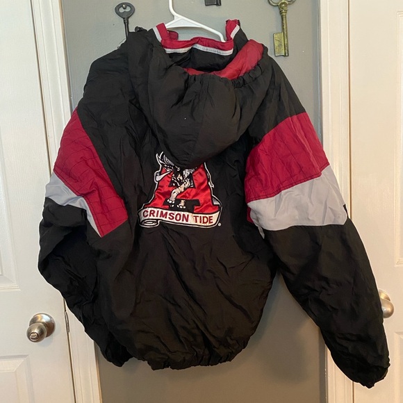 Starter Alabama Vintage Puffer Jacket Medium - Picture 2 of 4